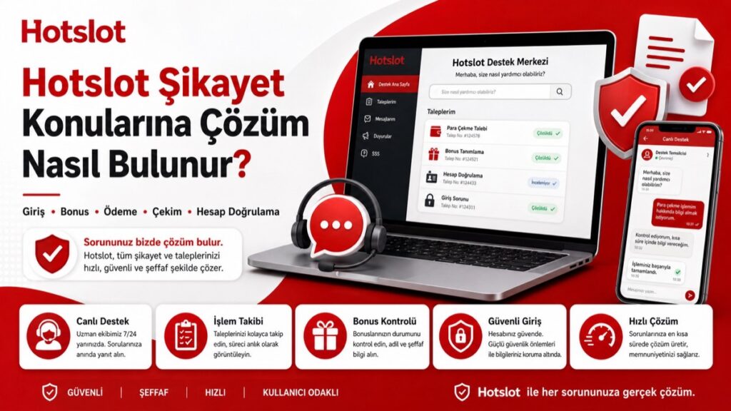 Hotslot Şikayet Konularına Çözüm