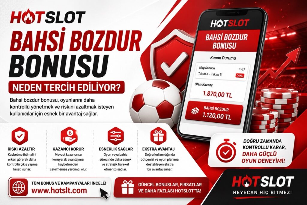 Hotslot'ta Bahsi Bozdur Bonusu